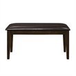 Bowery Hill 5 Piece Dining Set in Cappuccino and Dark Brown Finish