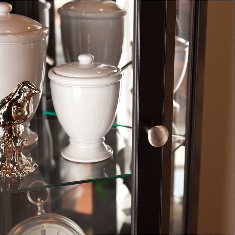 Bowery Hill Corner Curio in Black
