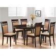Bowery Hill 19'' Fabric Upholstered Dining Side Chair in Cappuccino