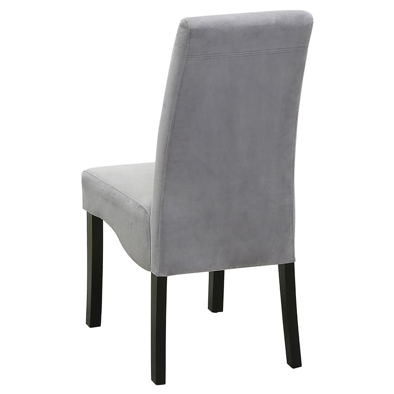 Bowery Hill 40''H Fabric Upholstered Dining Side Chair in Gray
