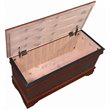 Bowery Hill Traditional Wood Cedar Blanket Chest in Warm Brown