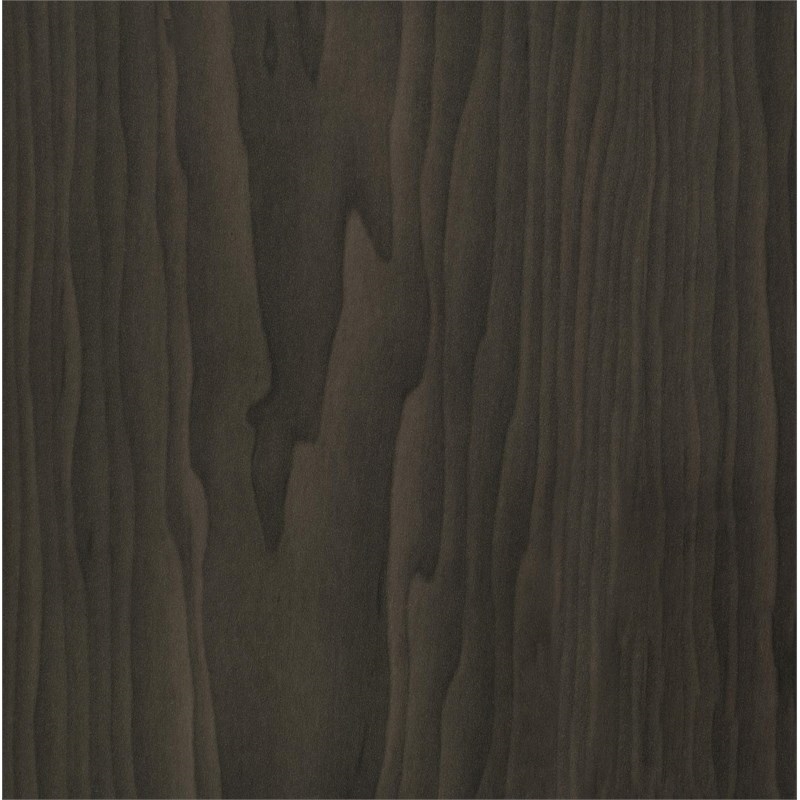 Bowery Hill Contemporary Espresso 4 Shelf Glass Curio Cabinet