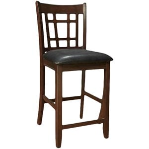 Bowery Hill 26&quot Counter Stool in Black and Espresso