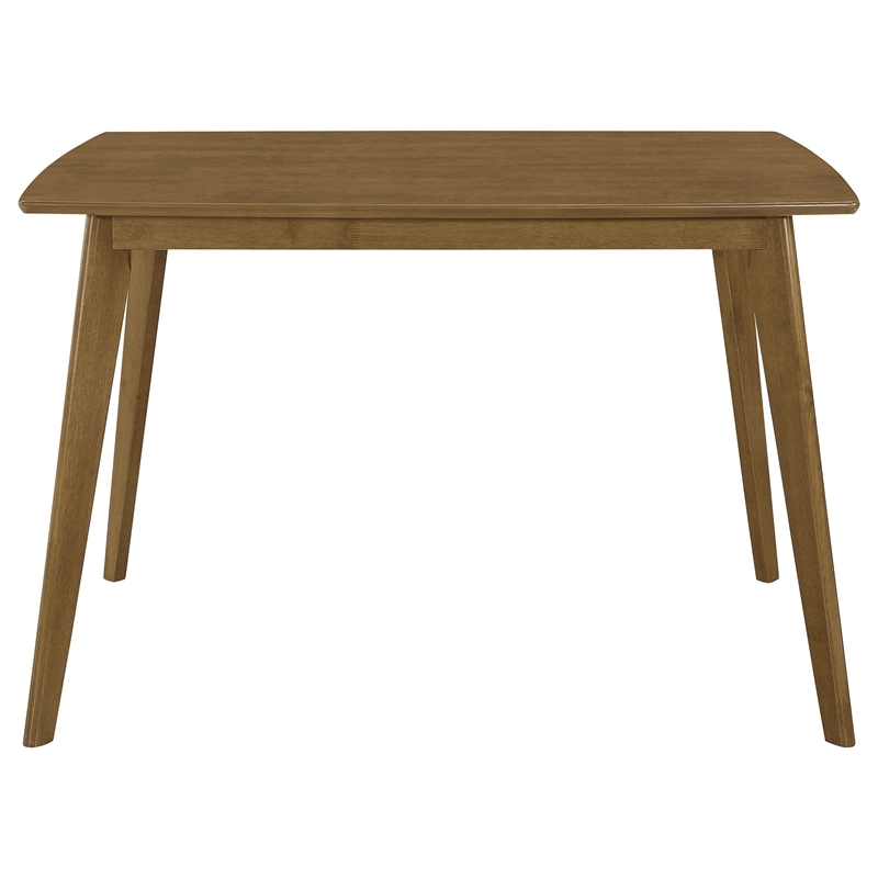 Bowery Hill Angled Leg Dining Table in Chestnut