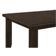 Bowery Hill Casual Dining Table in Cappuccino