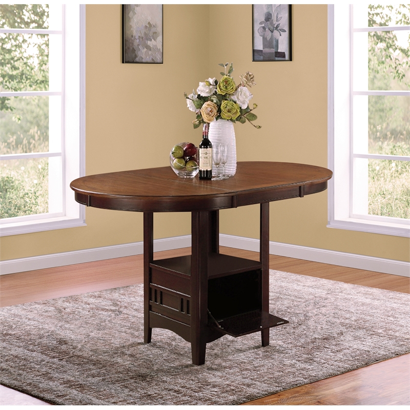 Counter height folding online dining table