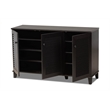 Bowery Hill Shoe Cabinet in Espresso