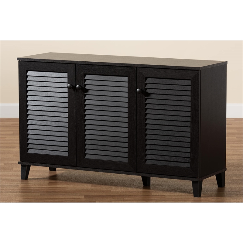 Bowery Hill Shoe Cabinet in Espresso