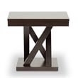 Bowery Hill Square End Table in Cappuccino