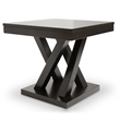 Bowery Hill Square End Table in Cappuccino