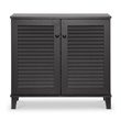 Bowery Hill Shoe Cabinet in Espresso