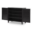 Bowery Hill Shoe Cabinet in Espresso