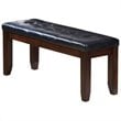 Bowery Hill Bench in Cherry and Black