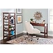 Bowery Hill 1-Drawer Transitional Wood Desk in Antique Tobacco