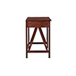 Bowery Hill 1-Drawer Transitional Wood Desk in Antique Tobacco