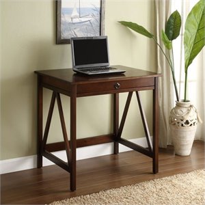 bowery hill writing desk in antique tobacco