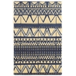 Bowery Hill 60''x 96'' Transitional Wool Hand Tufted Rug in Ivory/Blue