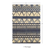 Bowery Hill 60''x 96'' Transitional Wool Hand Tufted Rug in Ivory/Blue