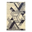 Bowery Hill 96'' x 132'' Transitional Wool Hand Tufted Rug in Navy/Ivory