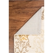 Bowery Hill 96''x 132'' Transitional Wool Hand Tufted Rug in Ivory/Gold