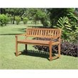 Bowery Hill Patio Bench in Teak