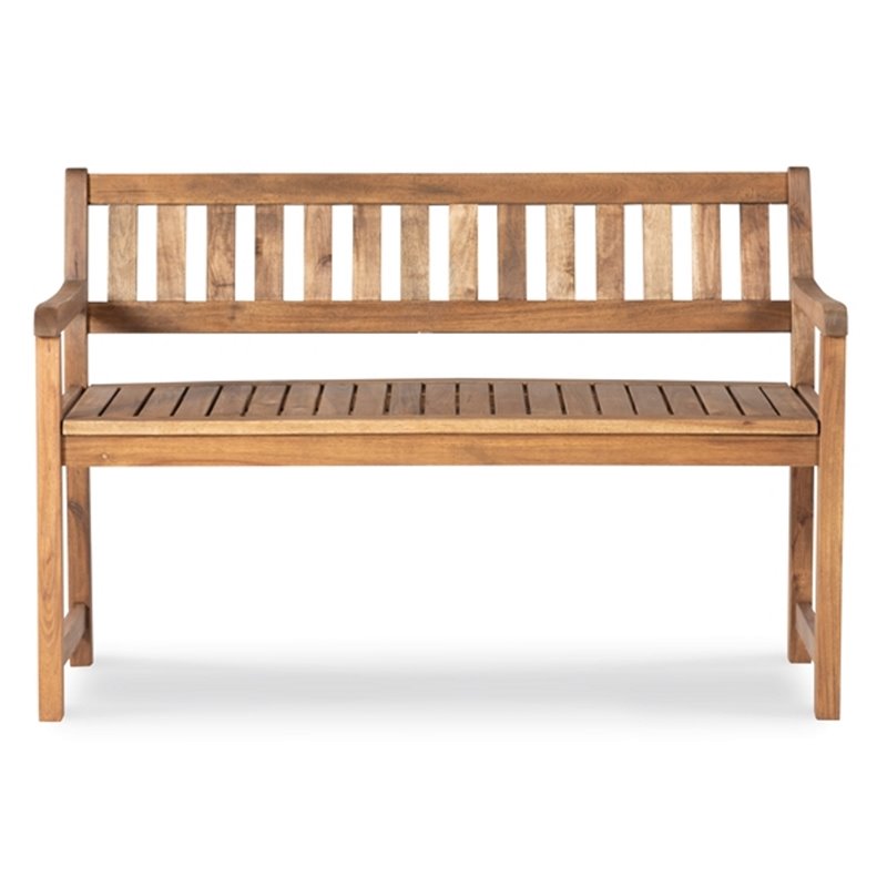 Bowery Hill Patio Bench in Teak
