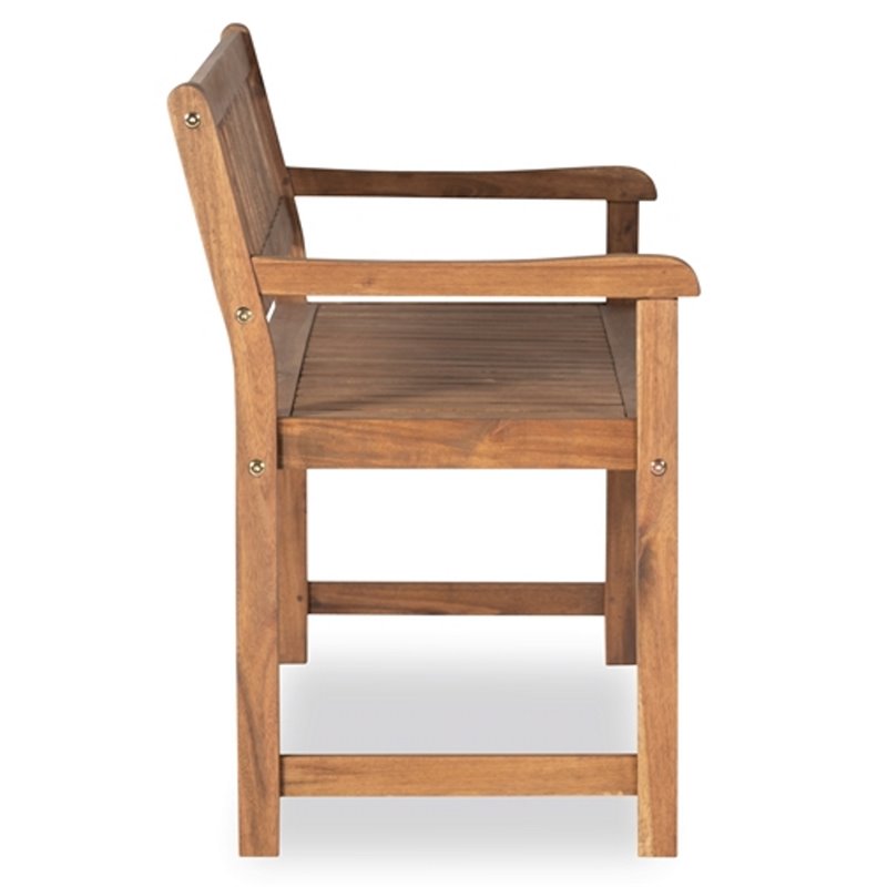 Bowery Hill Patio Bench in Teak
