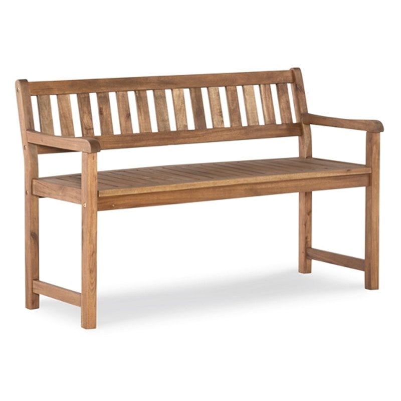 Bowery Hill Patio Bench in Teak
