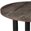 Bowery Hill Pub Table in Burnt Oak and Black