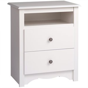 bowery hill 2-drawer tall nightstand