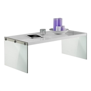 mer-1186 bowery hill tempered glass coffee table