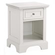 Bowery Hill 1 Drawer Wood Nightstand in Off White
