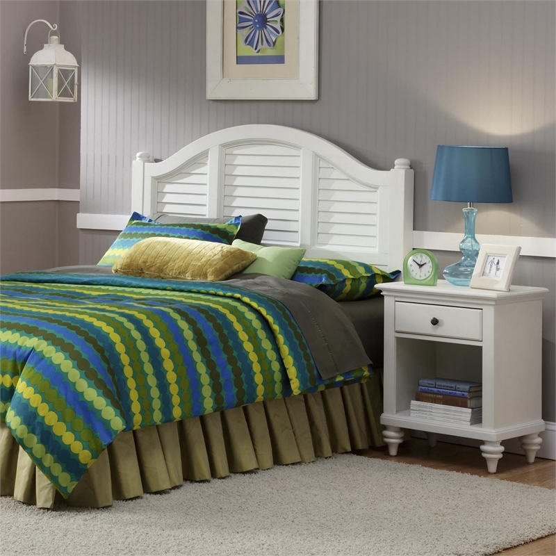 Bowery Hill Nightstand in Brushed White