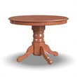 Bowery Hill Round Pedestal Dining Table in Cottage Oak