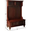 Bowery Hill Hall Tree Stand in Espresso