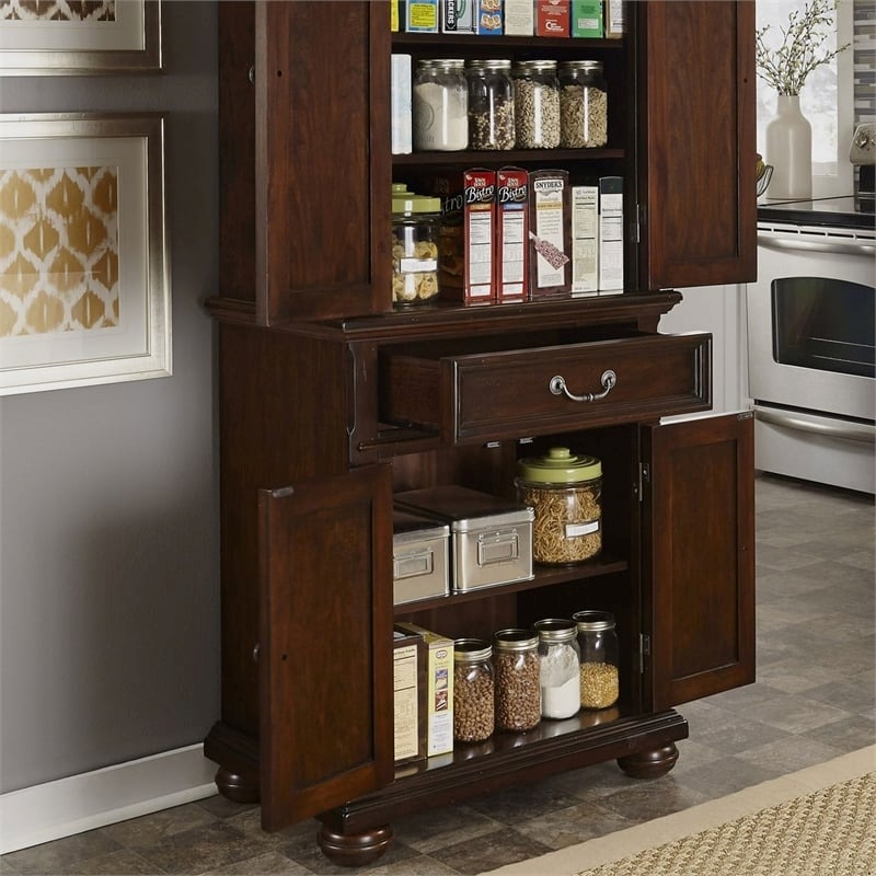 Cherry wood pantry discount