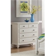Bowery Hill Engineered Wood 4-Drawers Bedroom Chest in Off White