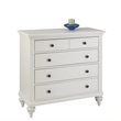 Bowery Hill Engineered Wood 4-Drawers Bedroom Chest in Off White
