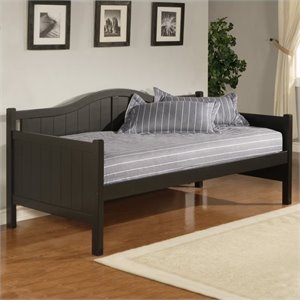 bowery hill twin cottage beadboard daybed in black