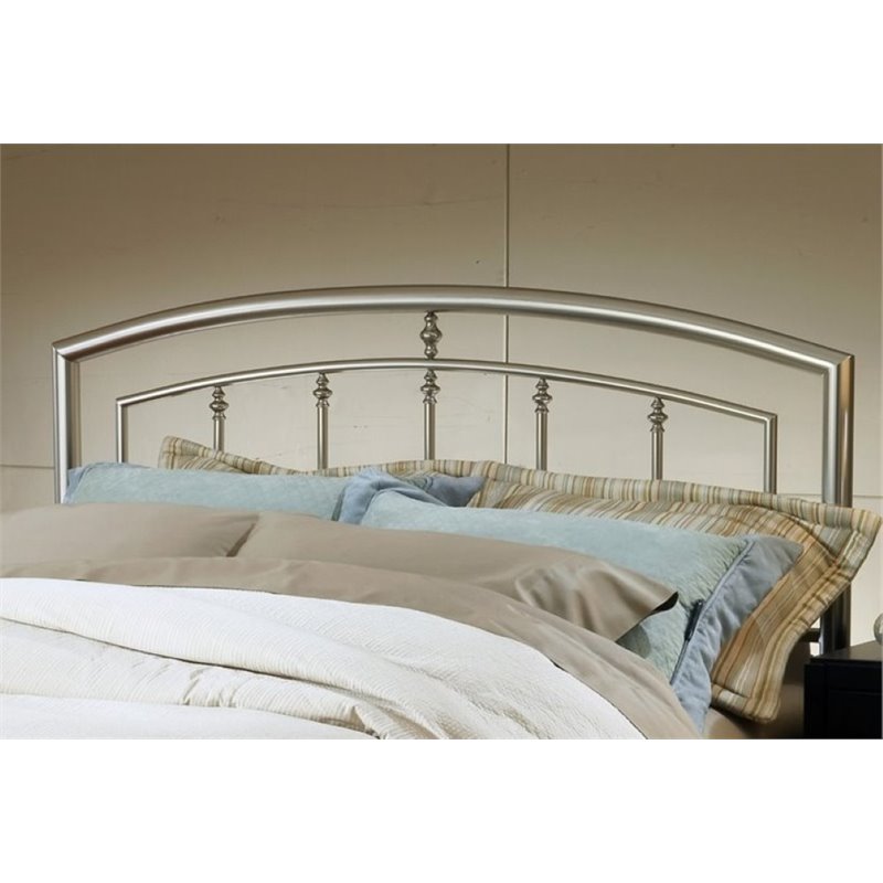 Bowery Hill King Spindle Headboard in Matte Nickel BH1425830