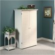 Bowery Hill Craft Wood Armoire in Antique White