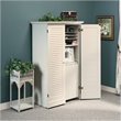 Bowery Hill Craft Wood Armoire in Antique White