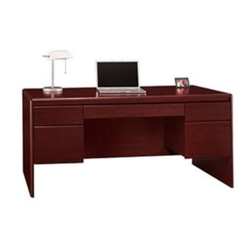 Bowery Hill Wood Computer Desk In Harvest Cherry Bh 3546 Bowery Hill Wood Computer Desk In Harvest Cherry