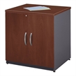 Bowery Hill Contemporary Engineered Wood Storage Cabinet in Cherry