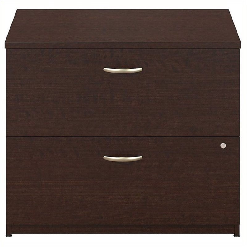 Bowery Hill 2 Drawer Lateral File in Mocha Cherry