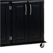 Bowery Hill Kitchen Cart in Black