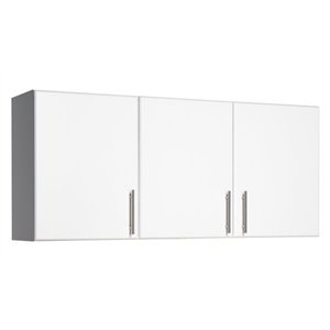 bowery hill 3 door wall storage cabinet in white