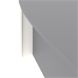Bowery Hill Modern Wood U-Shaped Home Office Set in Slate Gray