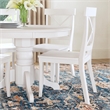 Bowery Hill 5 Piece Round Dining Set in Antique White