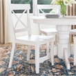 Bowery Hill 5 Piece Round Dining Set in Antique White